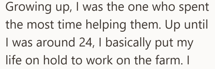 He already gave years of his life before he ever had the chance to choose his own.