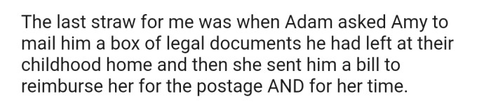 This was definitely the last straw for OP