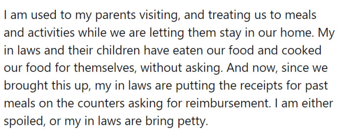 OP has offered the following explanation for why they think they might be the a-hole: