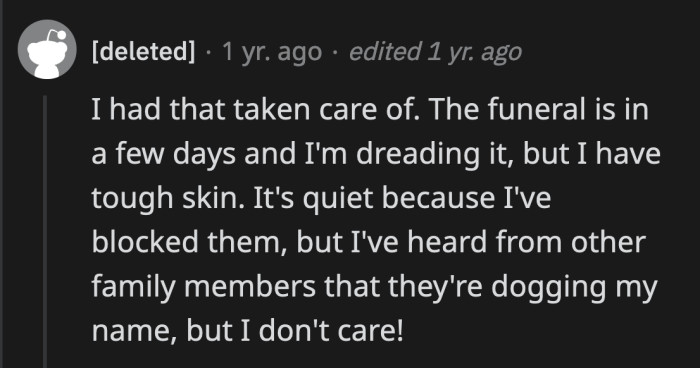 She is so used to their antics that this recent drama is just an ordinary day for her