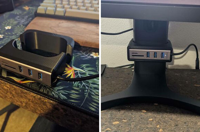 "New Monitor Didn't Have A USB Hub, Now It Does!"