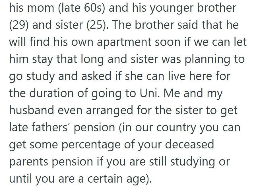 At first, it felt like a generous family setup — a temporary stay for the brother and a helping hand for the sister starting university.