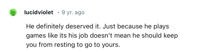 No one wants to be disturbed in their sleep knowing they have work in the morning