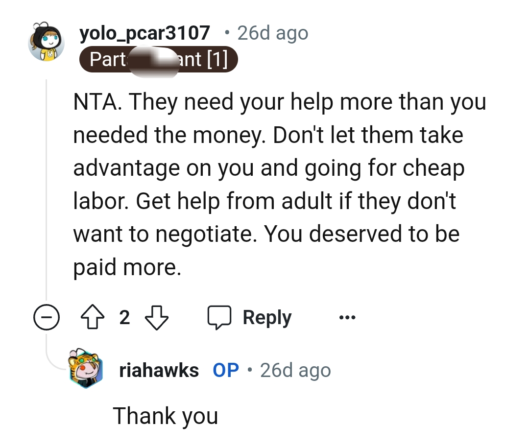 The OP Deserves to Be Paid More