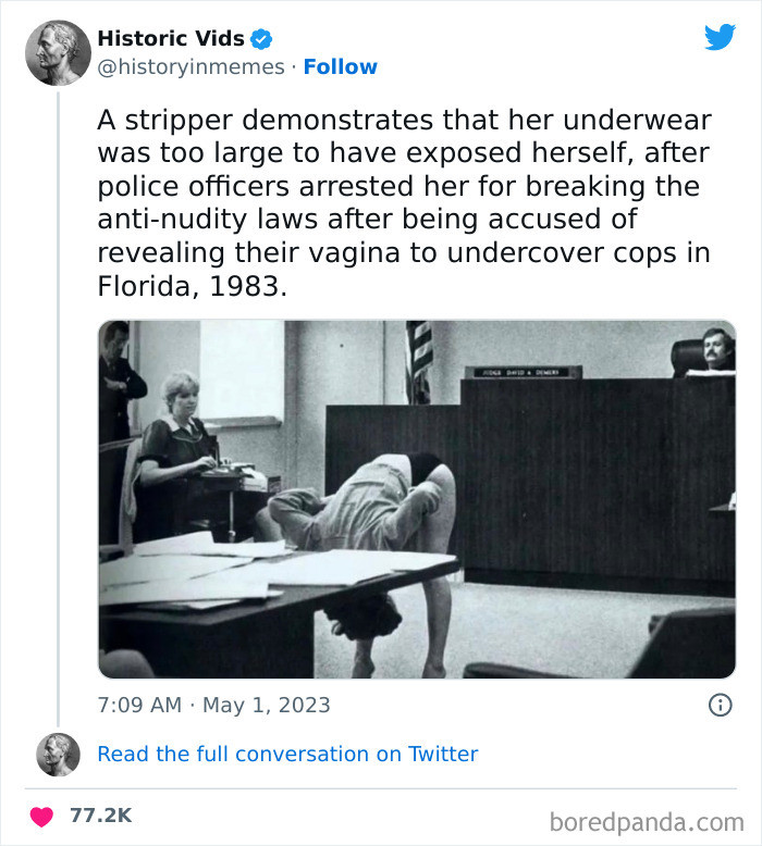 3. A Stripper Defending Herself