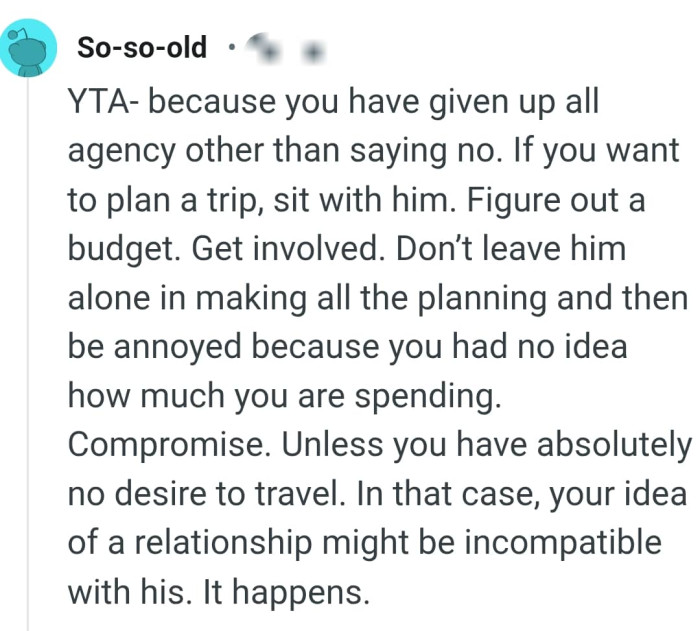 The OP should figure out a budget