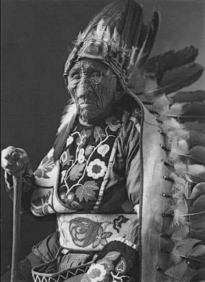 "Chief John Smith Was An Ojibwe (Chippewa) Indian Who Lived In The Area Of Cass Lake, Minnesota. He Passed In 1922 At The (Alleged) Ripe Old Age Of 137"
