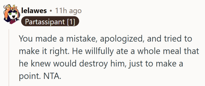 Sometimes the hardest thing to swallow isn’t the food—it’s pride.
