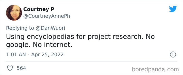 2. Using only encyclopedias for projects