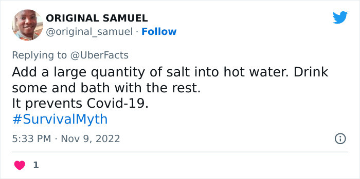 You guys really had some crazy myths during this time.