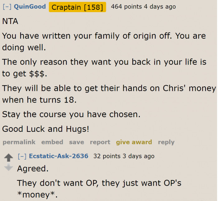 This family just needs to wait a couple more years to access the fund.