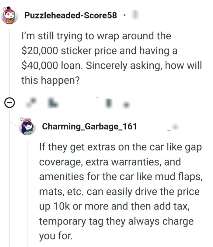 This Redditor is still trying to wrap his head around the calculation