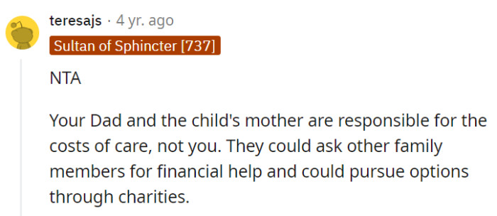 It's *their* kid, after all.