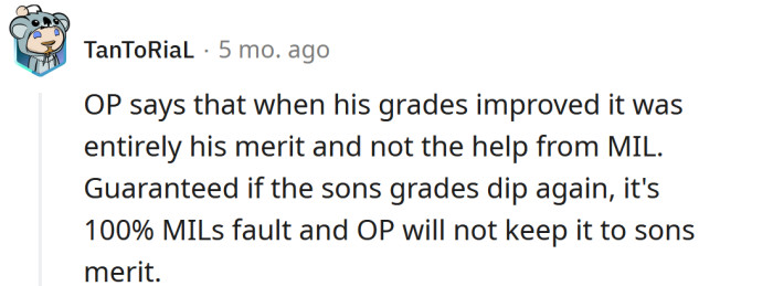 Give the MIL some credit.