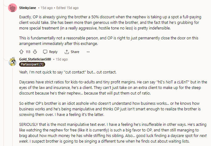 14. Also, I'm Confused Because Where I Live, It's Based on How Many Kids Are in Their Care.