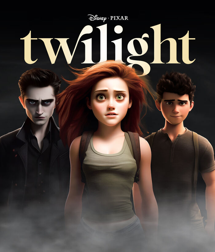 26. Twilight: A Pixar-Inspired Tale of Romance and Magic at Dusk