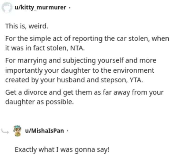 Redditors believe it's time for a divorce, since the stepfamily refuses to respect boundaries.