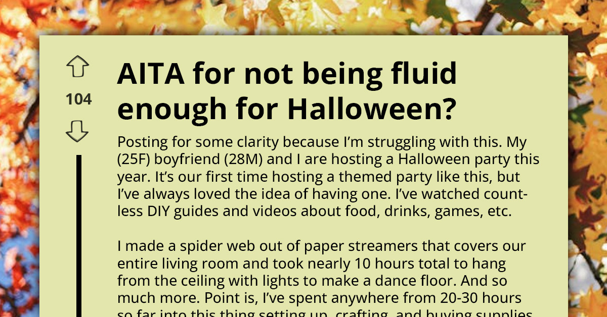 Woman Spends 30 Hours Planning Halloween Bash While Boyfriend Wants To Turn It Into A Card Game Night