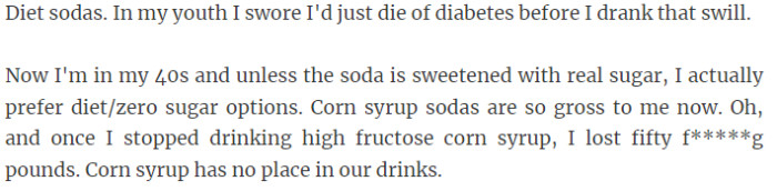 20. Diet sodas