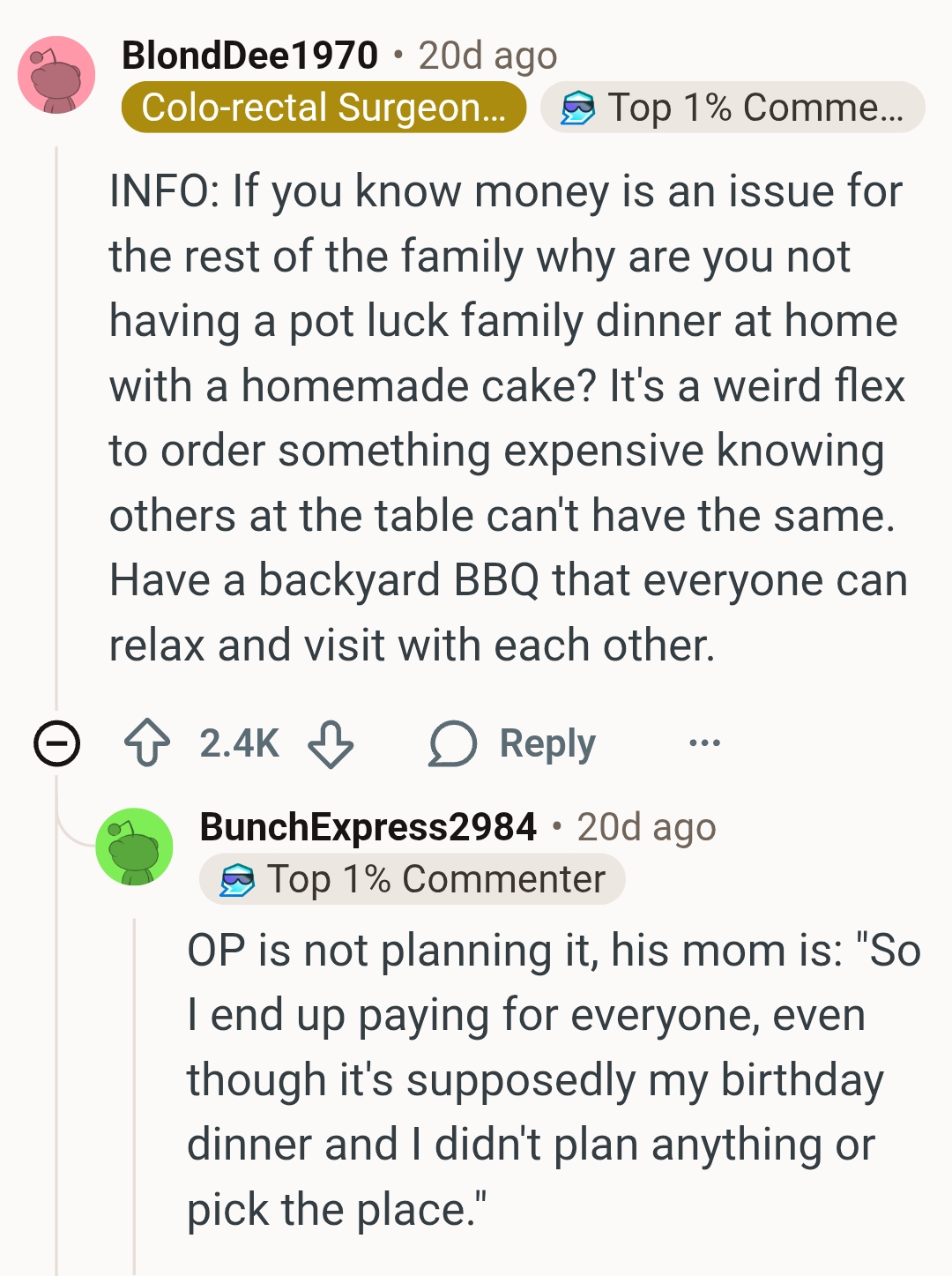 OP's not planning it