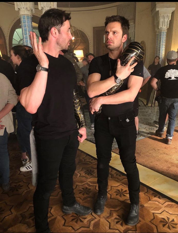 John Nania is his stunt double.