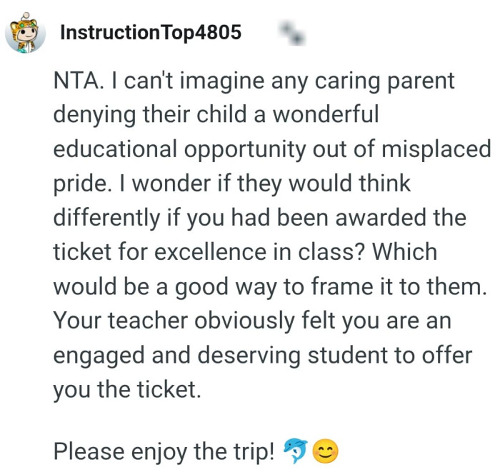 Which would be a good way to frame it to them?