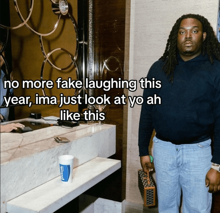 14. Goal: No more fake laughs. If it's not funny, you’ll know.