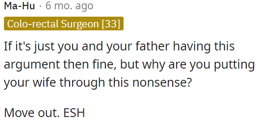 They should move out, and everyone involved shares some blame.