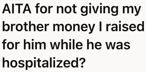 The OP asks the online community: