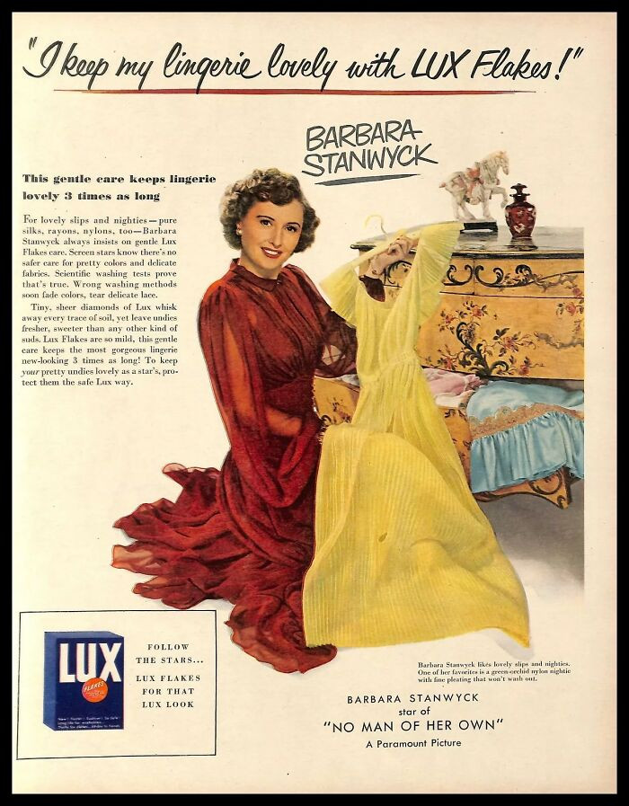 1950, Lux Flakes Ft. Barbara Stanwyck