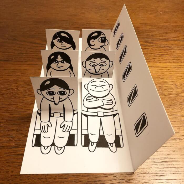 9. There's a passenger in front of you.