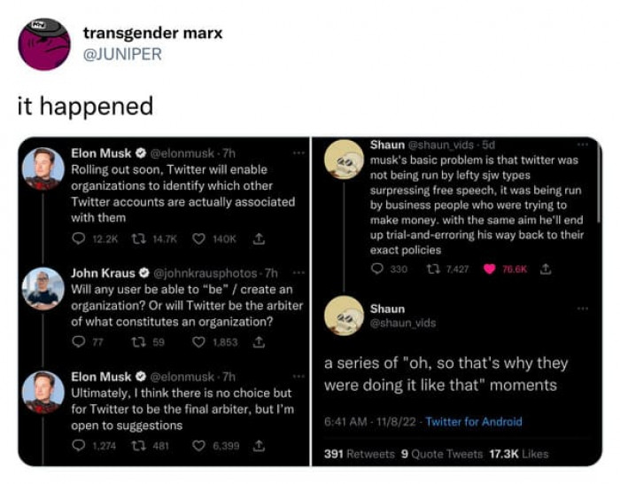 14. Well, at least he's 