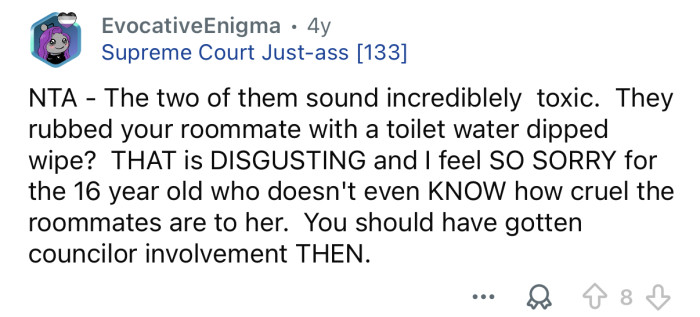 That’s disgusting!