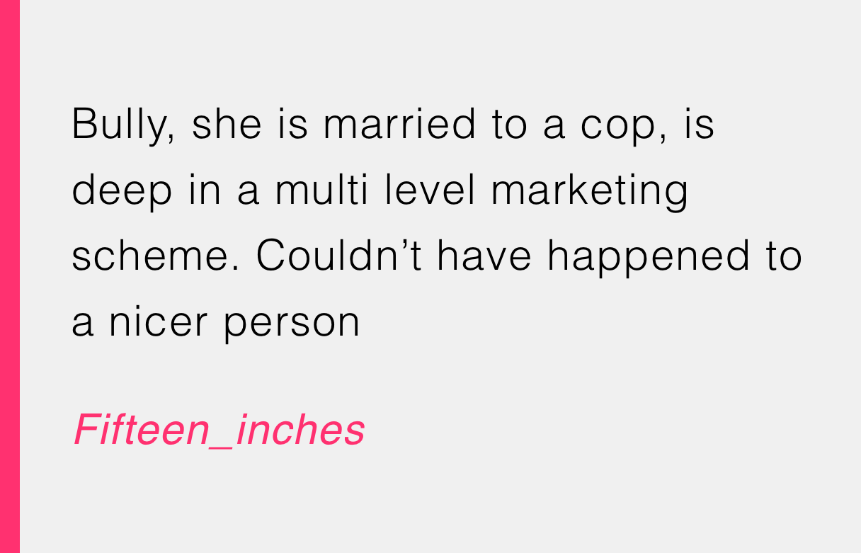 2. Sometimes, karma has a way of dishing out justice.