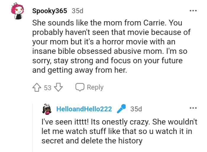 And the comments from other Redditors roll in...