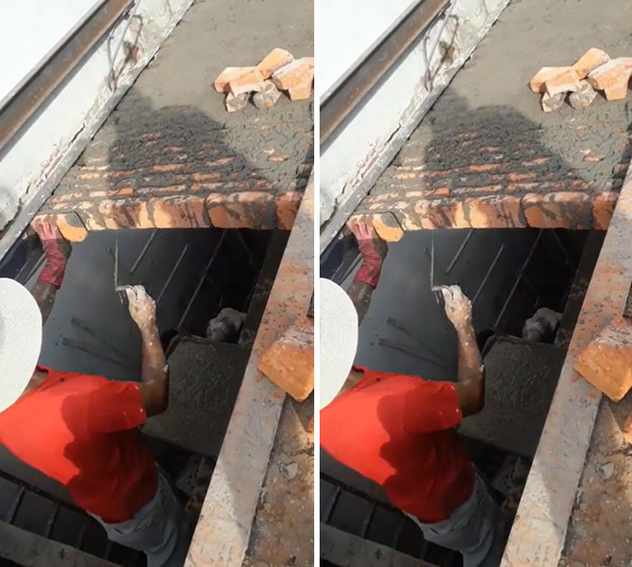 26. Brick Laying On Top Of What? How Is It Staying Put?