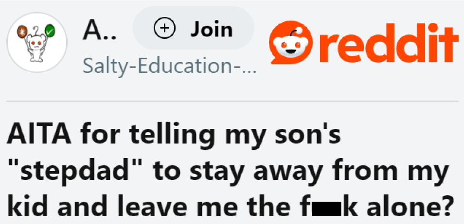OP wonders if he's wrong for keeping his ex-wife's second husband from his son.