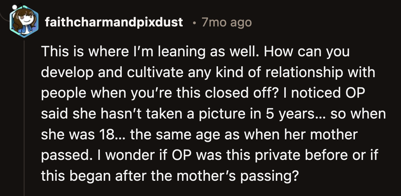 Redditors were confused and curious but ultimately worried about OP.