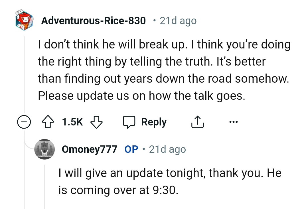 It's Better Than Finding Out from Someone Else