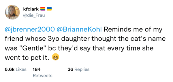 2. Your name is Gentle