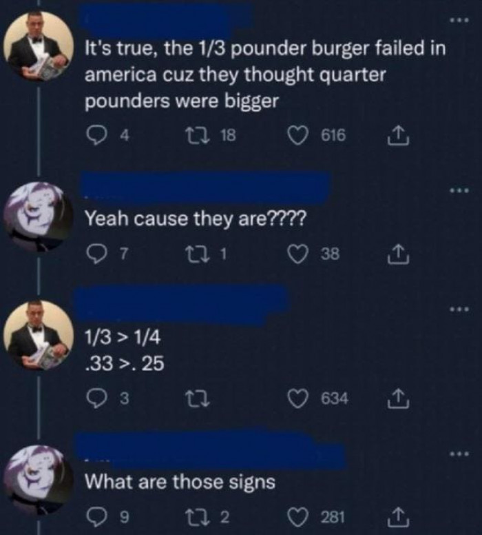 12. Why the 1/3 pounder failed in America