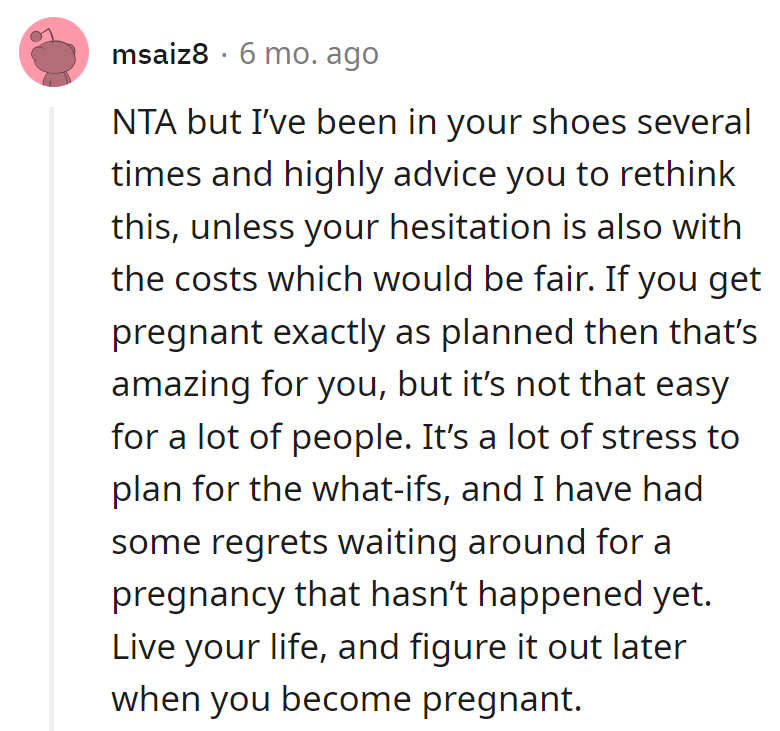 Live now; baby dilemmas can wait!