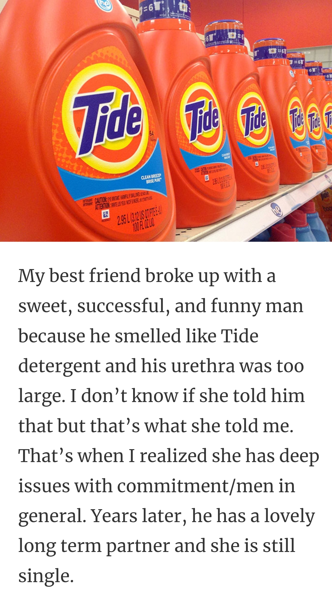 27. Tide detergent