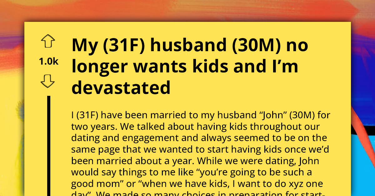 Husband Makes Sudden U-Turn On Decision To Have Kids After Two Years Of Marriage