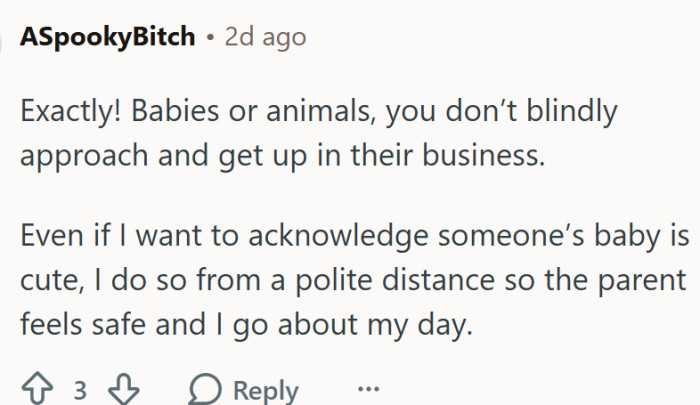 People do this with pets, too