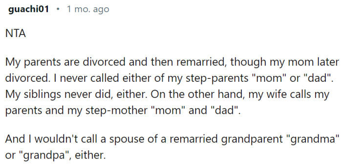People are different. The important thing is not to push anyone.