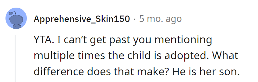 Adoption fixation? Like judging a book by its cover.