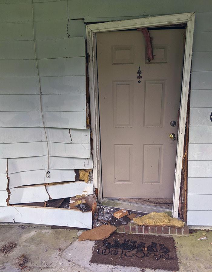 4. A kid only wanted a joyride but ended up destroying a neighbor's property.