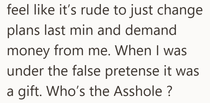 For her, it comes down to expectations and how quickly they were rewritten.