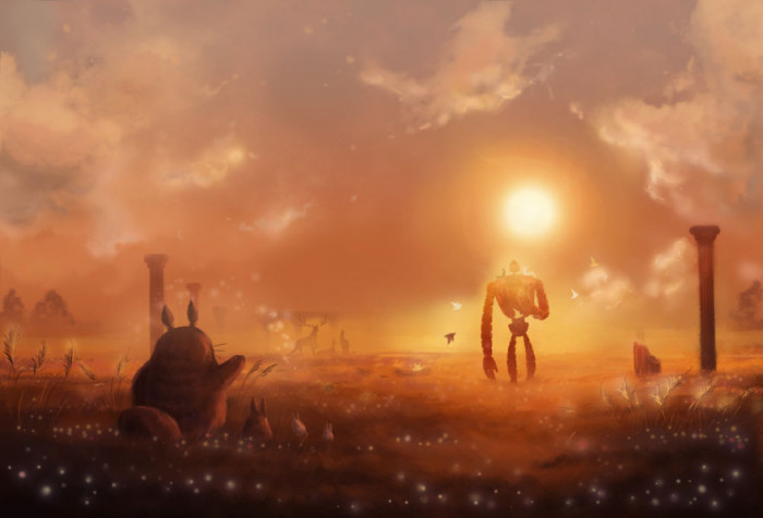 15. Laputa Guardian Meets Totoro By Loruko